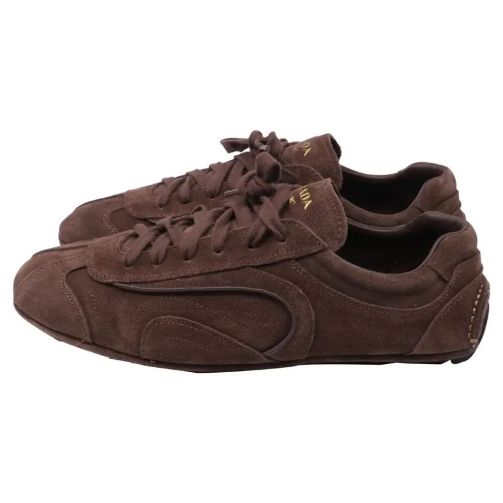 Prada Montecarlo Re-Edition 2005 Sneakers in Brown Suede